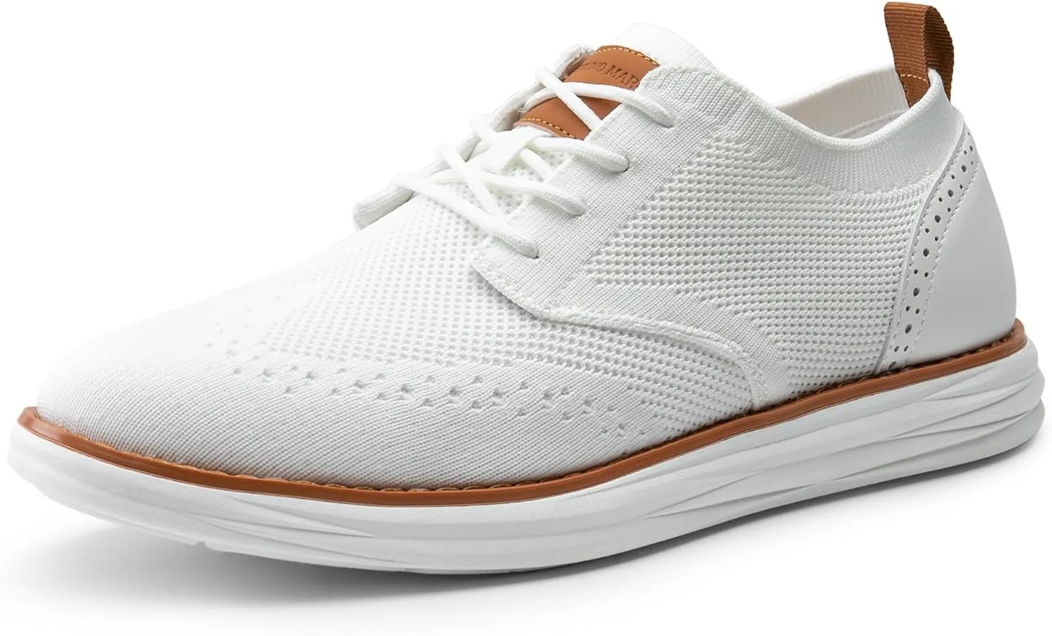 Bruno Marc Men's KnitFlex Craft Mesh Oxfords Sneakers Casual Dress Lace-Up Lightweight Walking Shoes