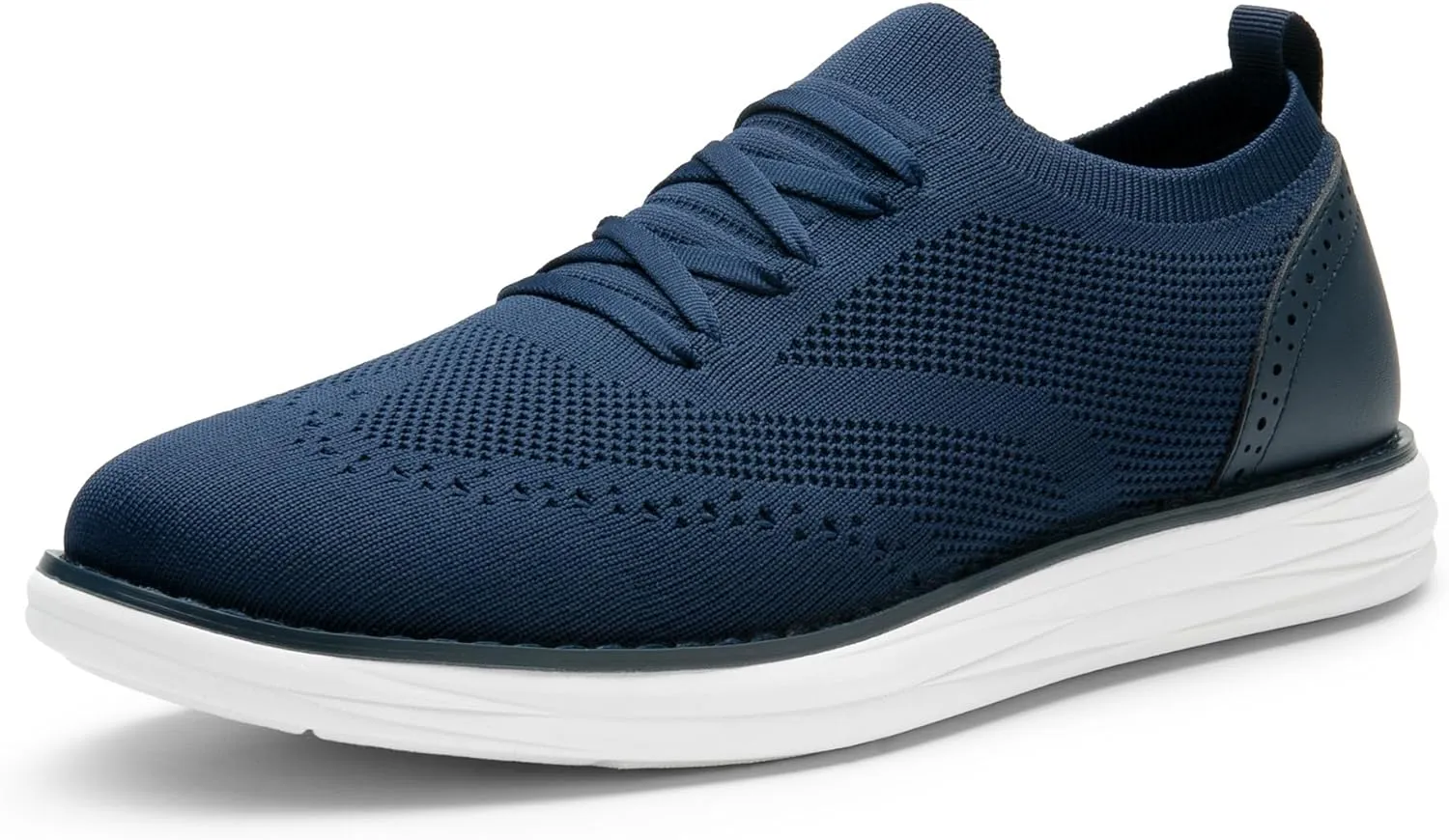 Bruno Marc Men's KnitFlex Craft Mesh Oxfords Sneakers Casual Dress Lace-Up Lightweight Walking Shoes