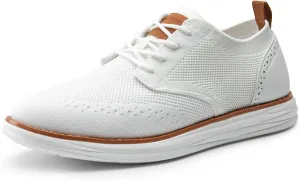 Bruno Marc Men's KnitFlex Craft Mesh Oxfords Sneakers Casual Dress Lace-Up Lightweight Walking Shoes