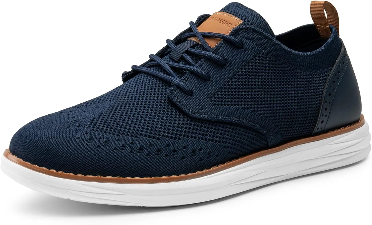 Bruno Marc Men's KnitFlex Craft Mesh Oxfords Sneakers Casual Dress Lace-Up Lightweight Walking Shoes
