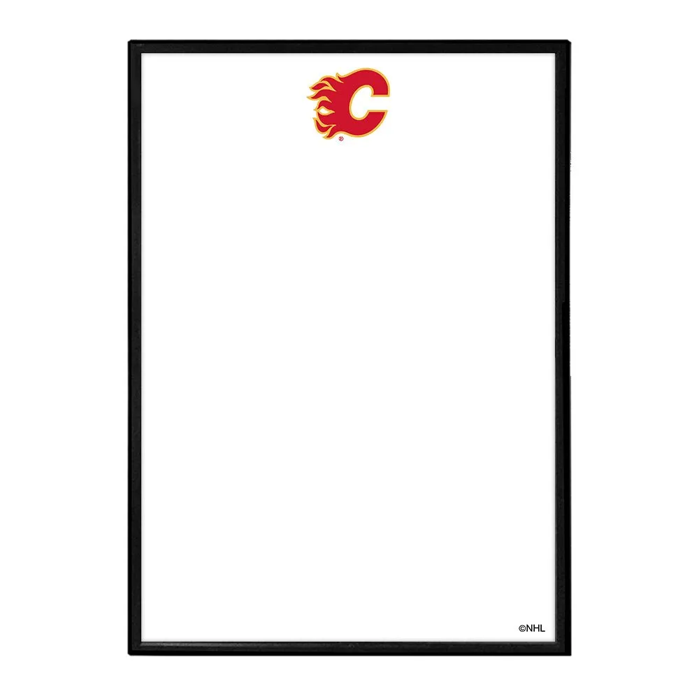 Calgary Flames: Framed Dry Erase Board