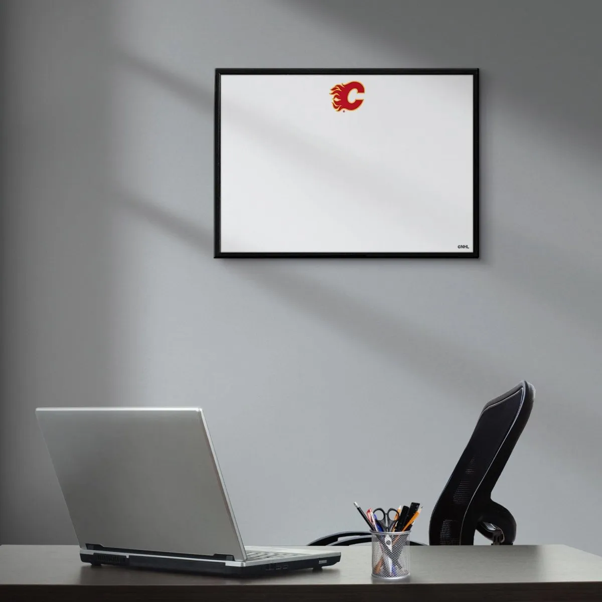 Calgary Flames: Framed Dry Erase Board