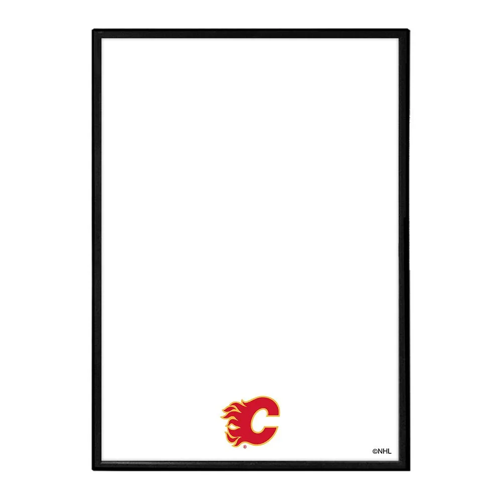 Calgary Flames: Framed Dry Erase Board