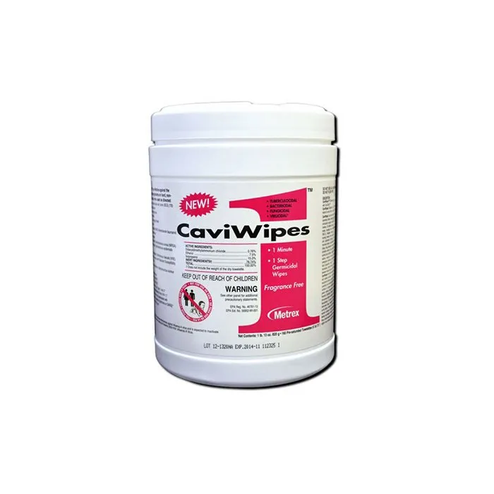 CaviCide1 Surface Disinfectant Wipes - 1-Minute Kill Time