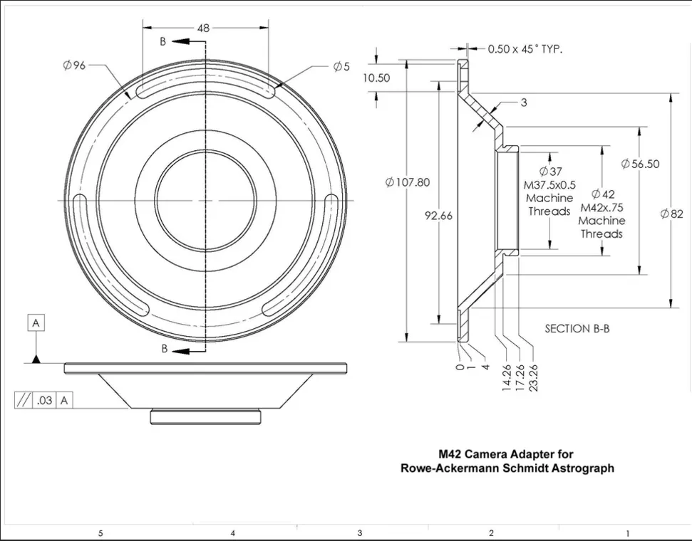 Celestron 11" Rowe-Ackermann Schmidt Astrograph (RASA 11) Optical Tube Assembly (CGE Dovetail) - 91076