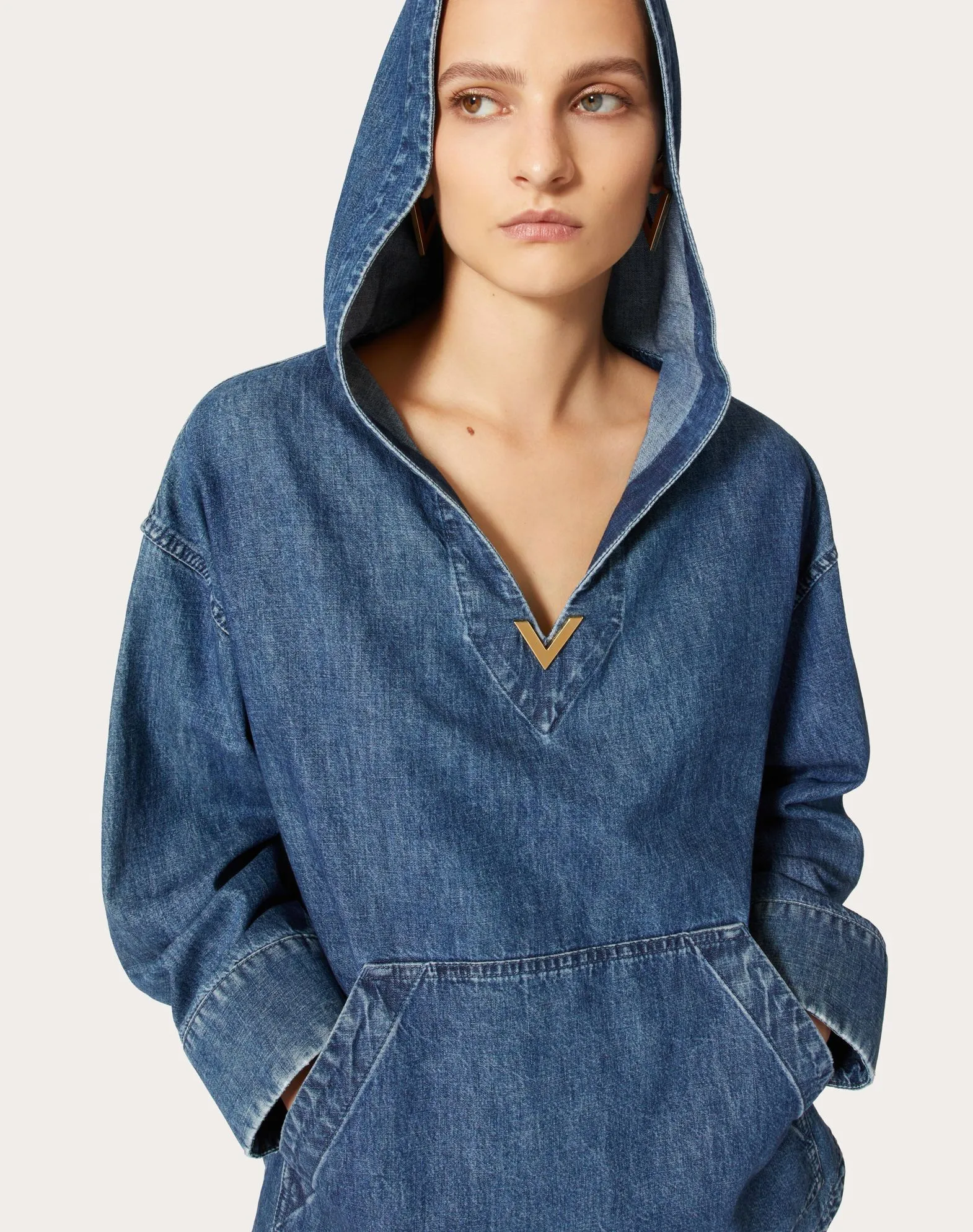 Chambray Denim Kaftan