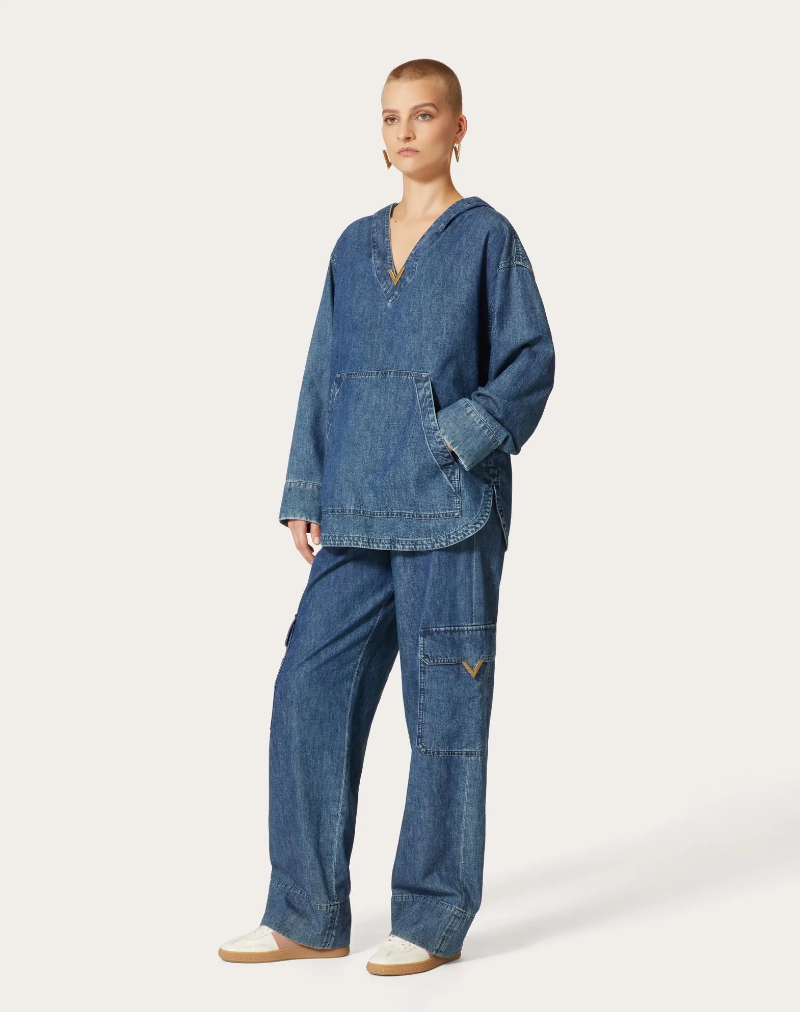 Chambray Denim Kaftan
