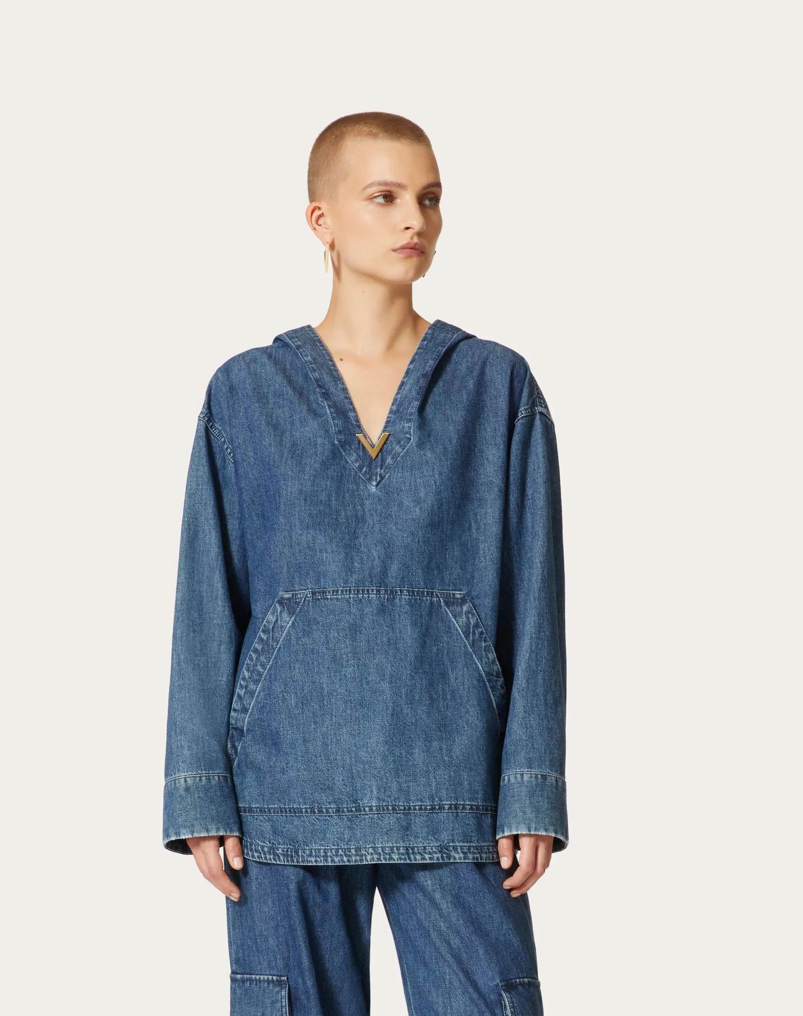 Chambray Denim Kaftan