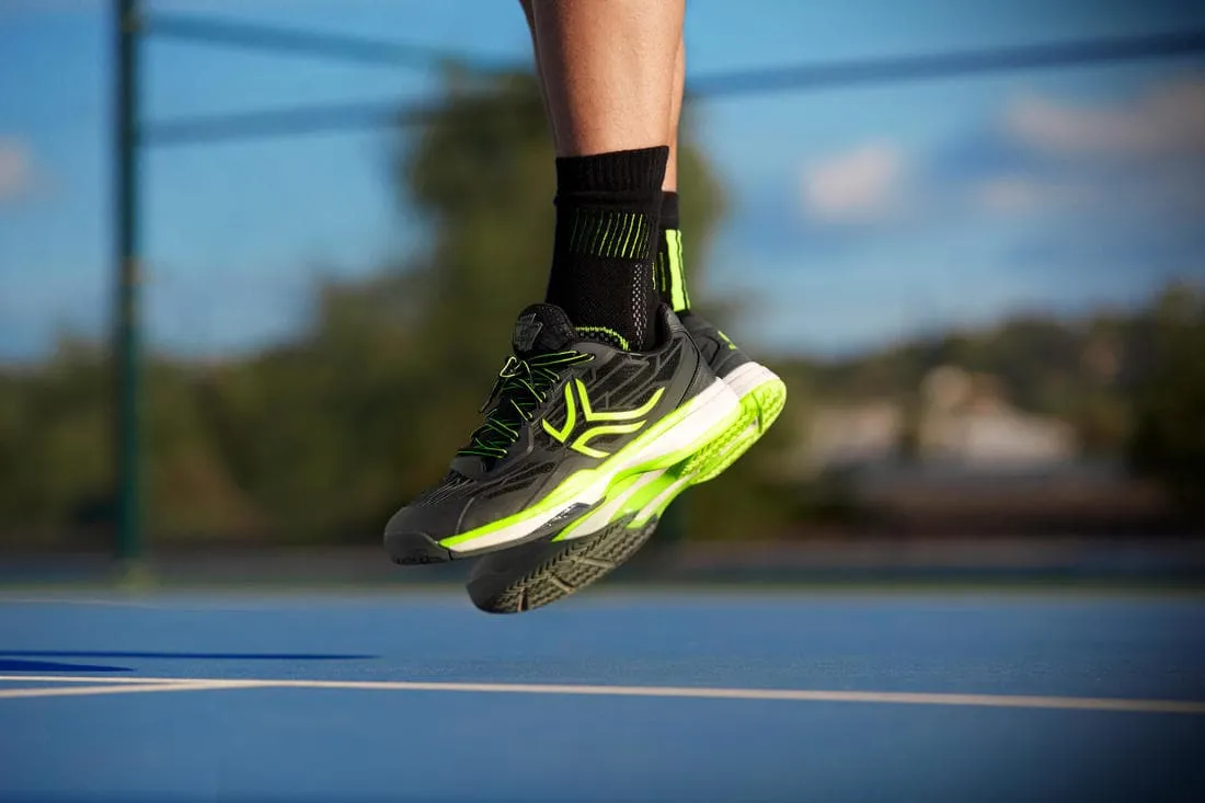 CHAUSSURES DE TENNIS HOMME TS990 NOIR JAUNE MULTI COURT