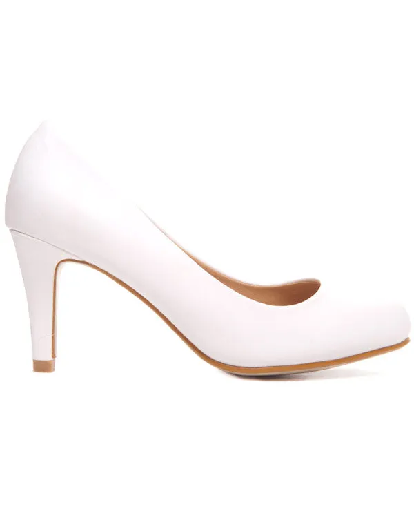 Chaussures femme Style Shoes: Escarpins Blancs