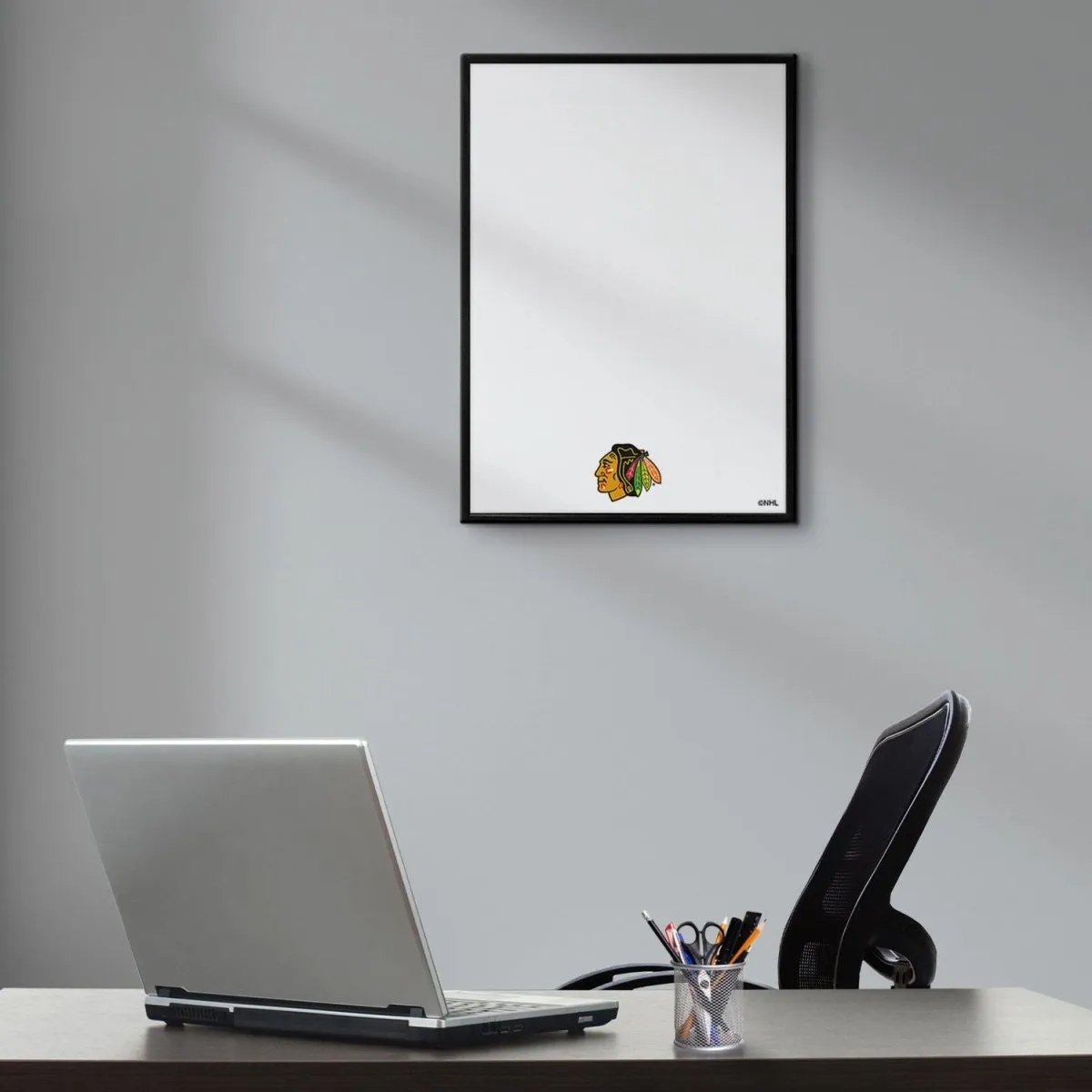 Chicago Blackhawks: Framed Dry Erase Board
