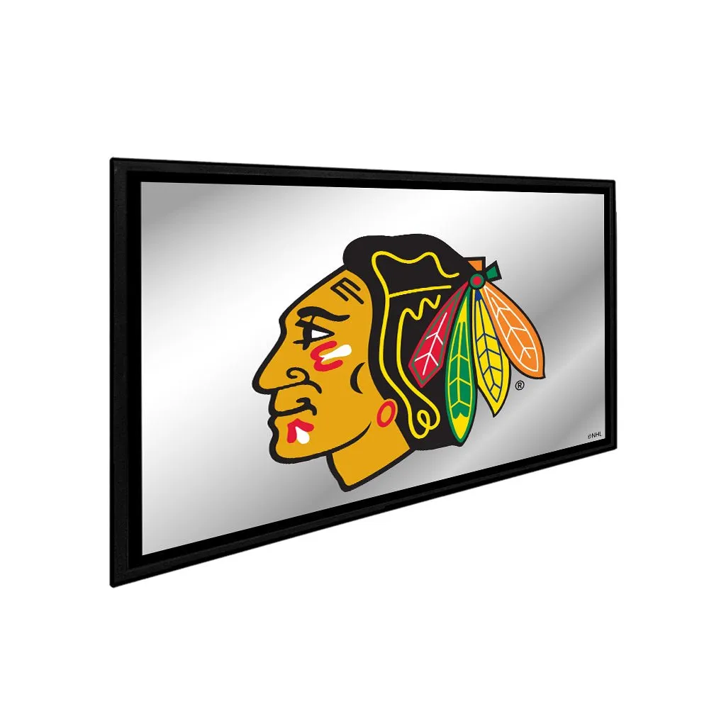 Chicago Blackhawks: Framed Mirrored Wall Sign