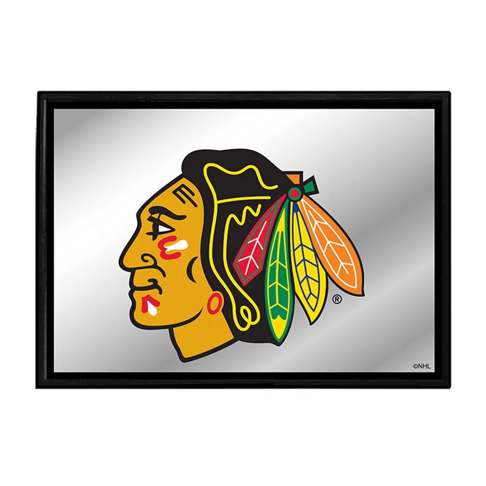 Chicago Blackhawks: Framed Mirrored Wall Sign