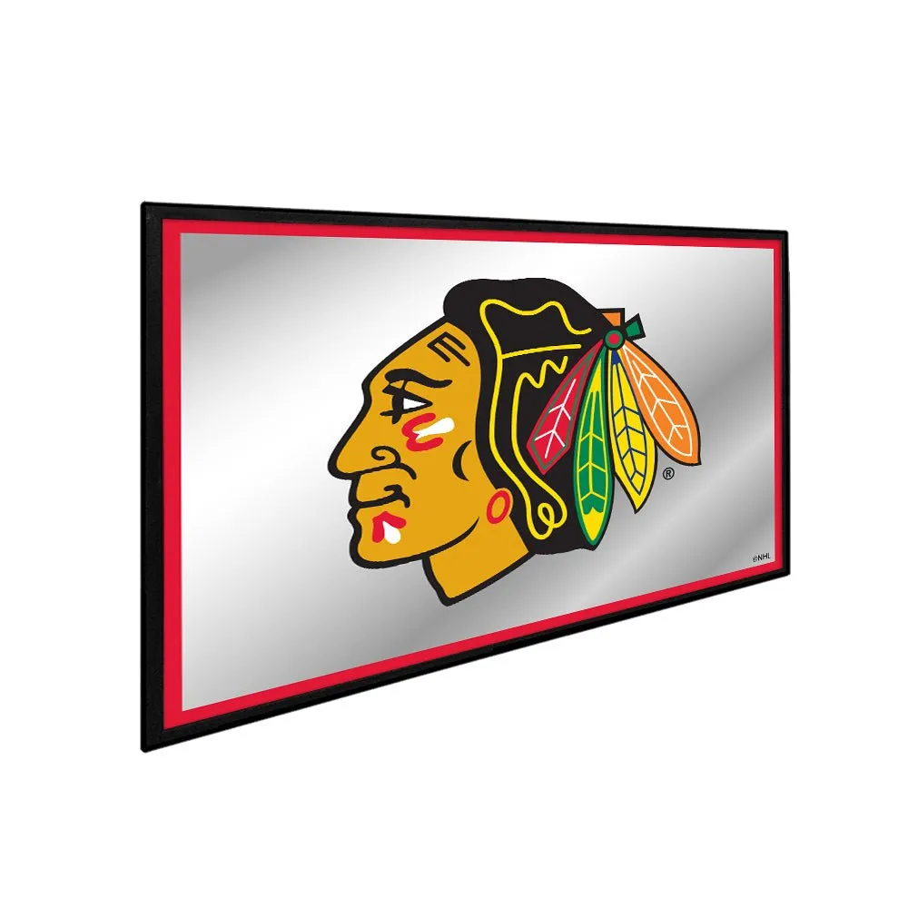 Chicago Blackhawks: Framed Mirrored Wall Sign
