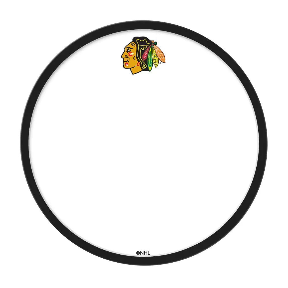 Chicago Blackhawks: Modern Disc Framed Dry Erase Board