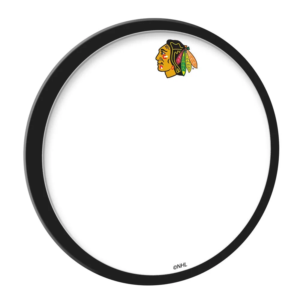 Chicago Blackhawks: Modern Disc Framed Dry Erase Board