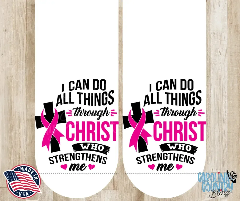 Christ Strengthens Me - Pink