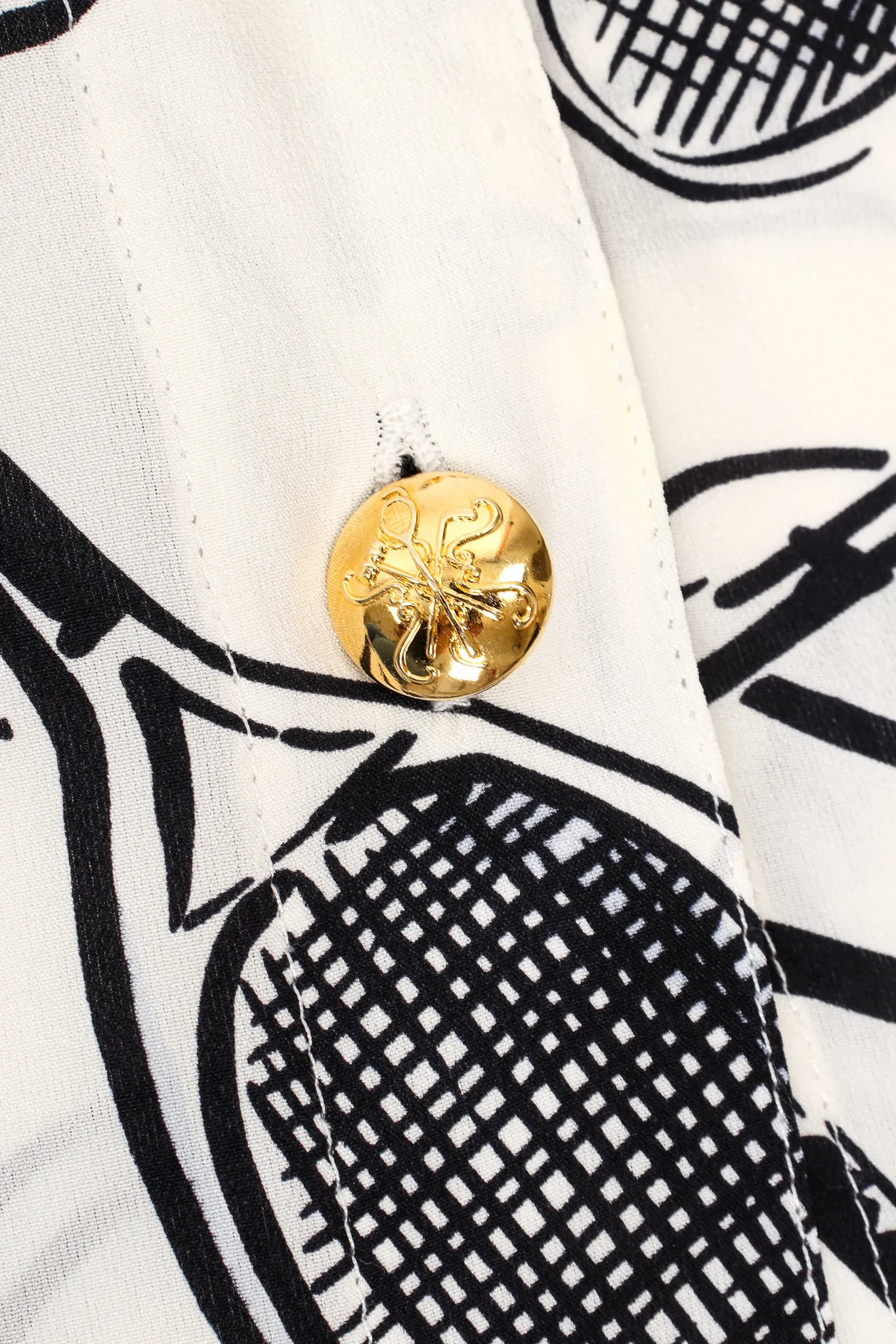 Club Sport Print Silk Shirt