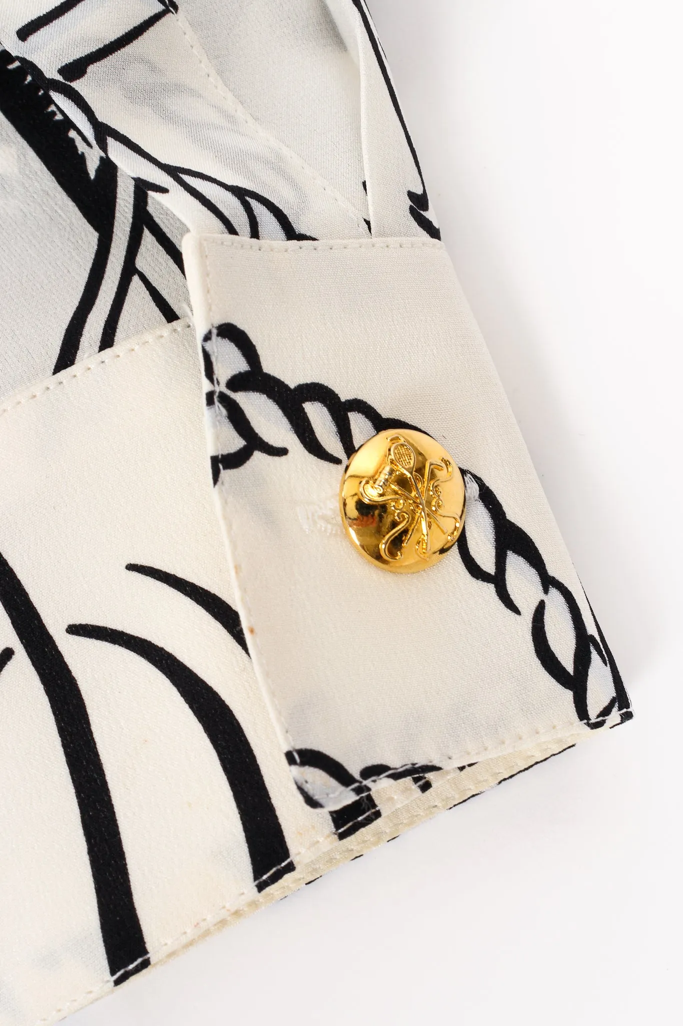 Club Sport Print Silk Shirt