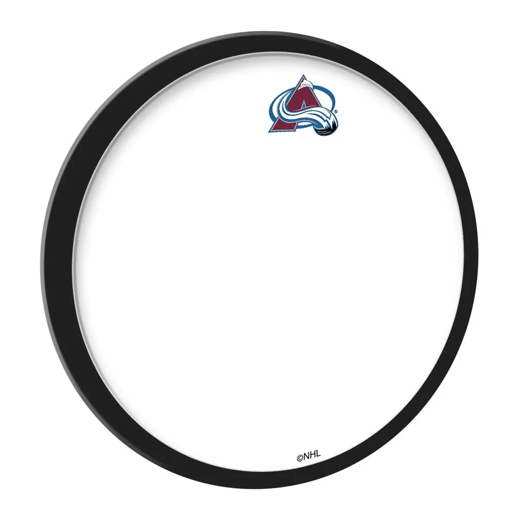 Colorado Avalanche: Modern Disc Framed Dry Erase Board
