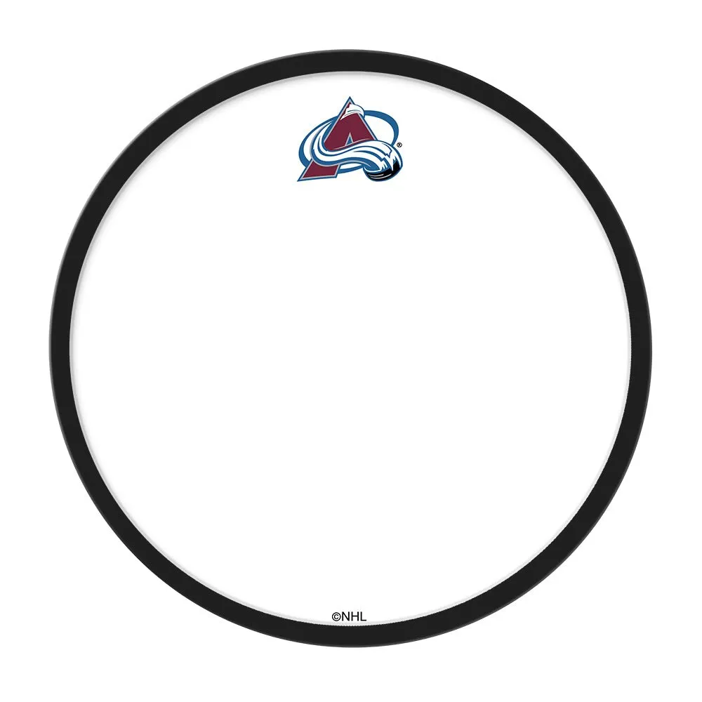 Colorado Avalanche: Modern Disc Framed Dry Erase Board