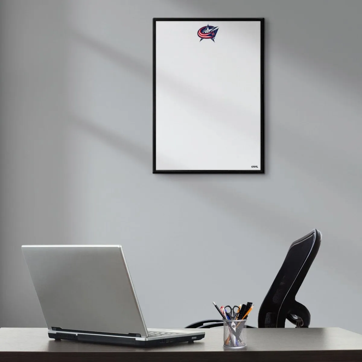Columbus Blue Jackets: Framed Dry Erase Board