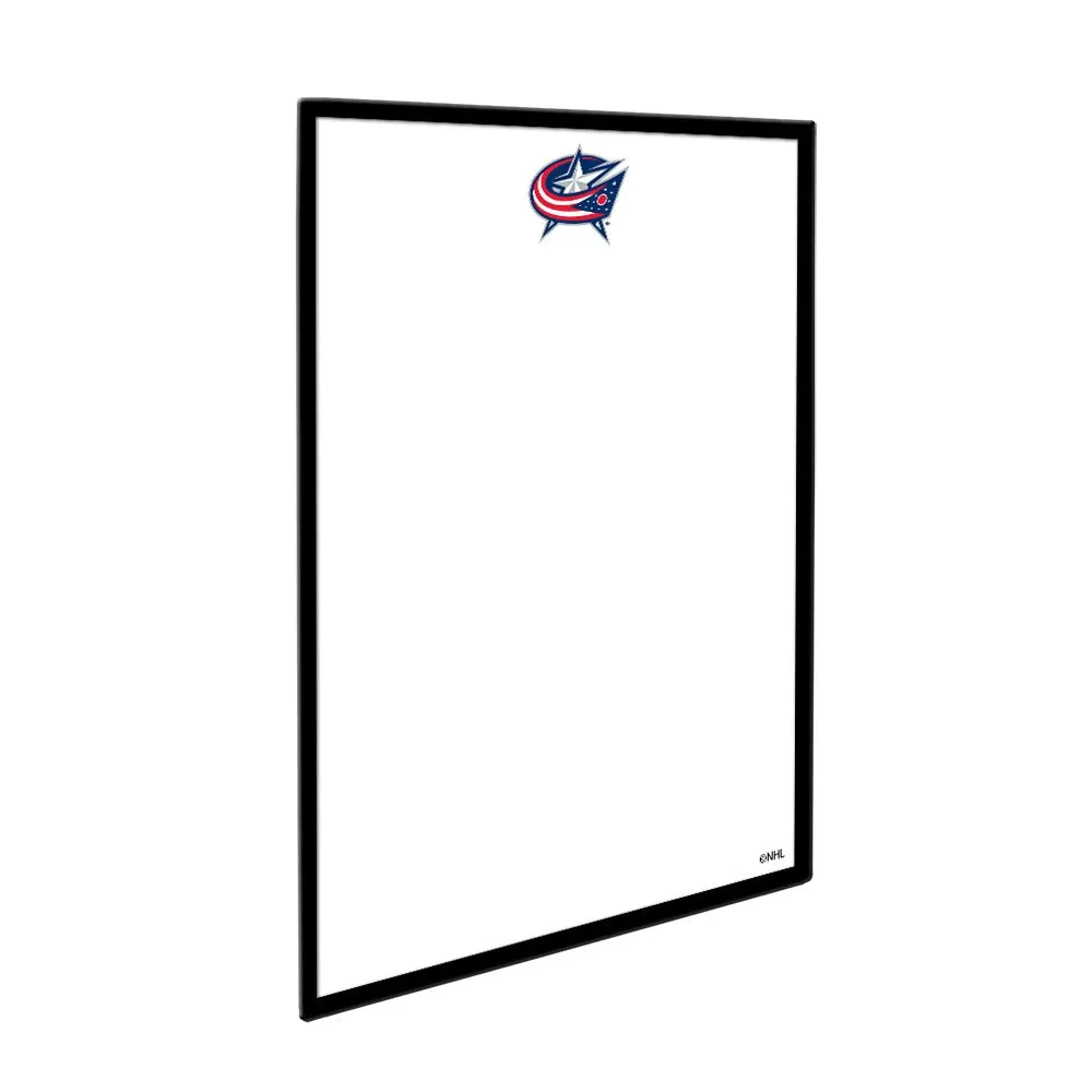 Columbus Blue Jackets: Framed Dry Erase Board
