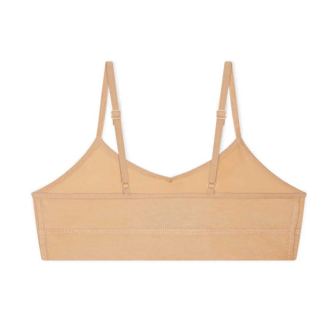 Cotton Spandex Unpadded Training Bras - 6 Pack