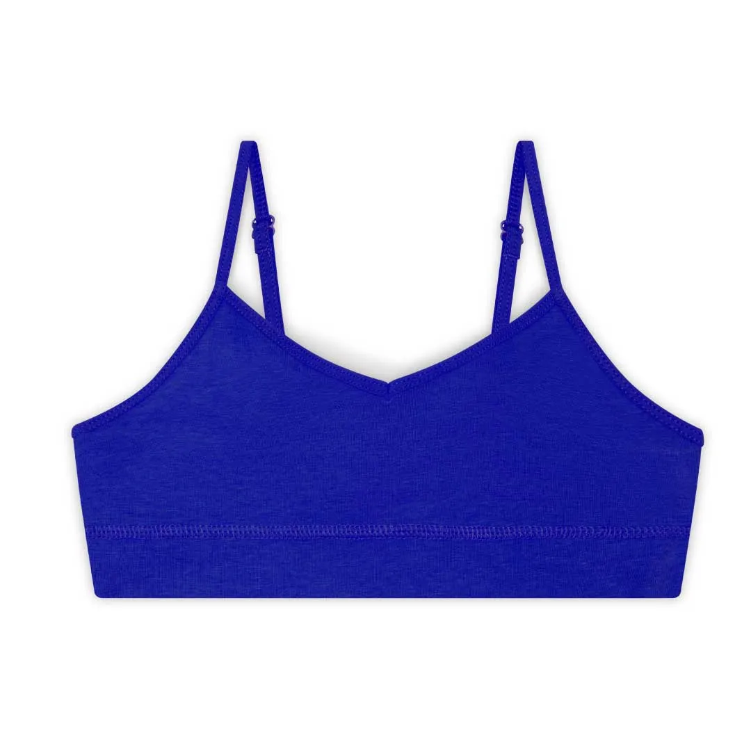 Cotton Spandex Unpadded Training Bras - 6 Pack