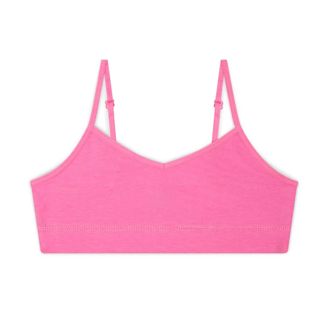 Cotton Spandex Unpadded Training Bras - 6 Pack
