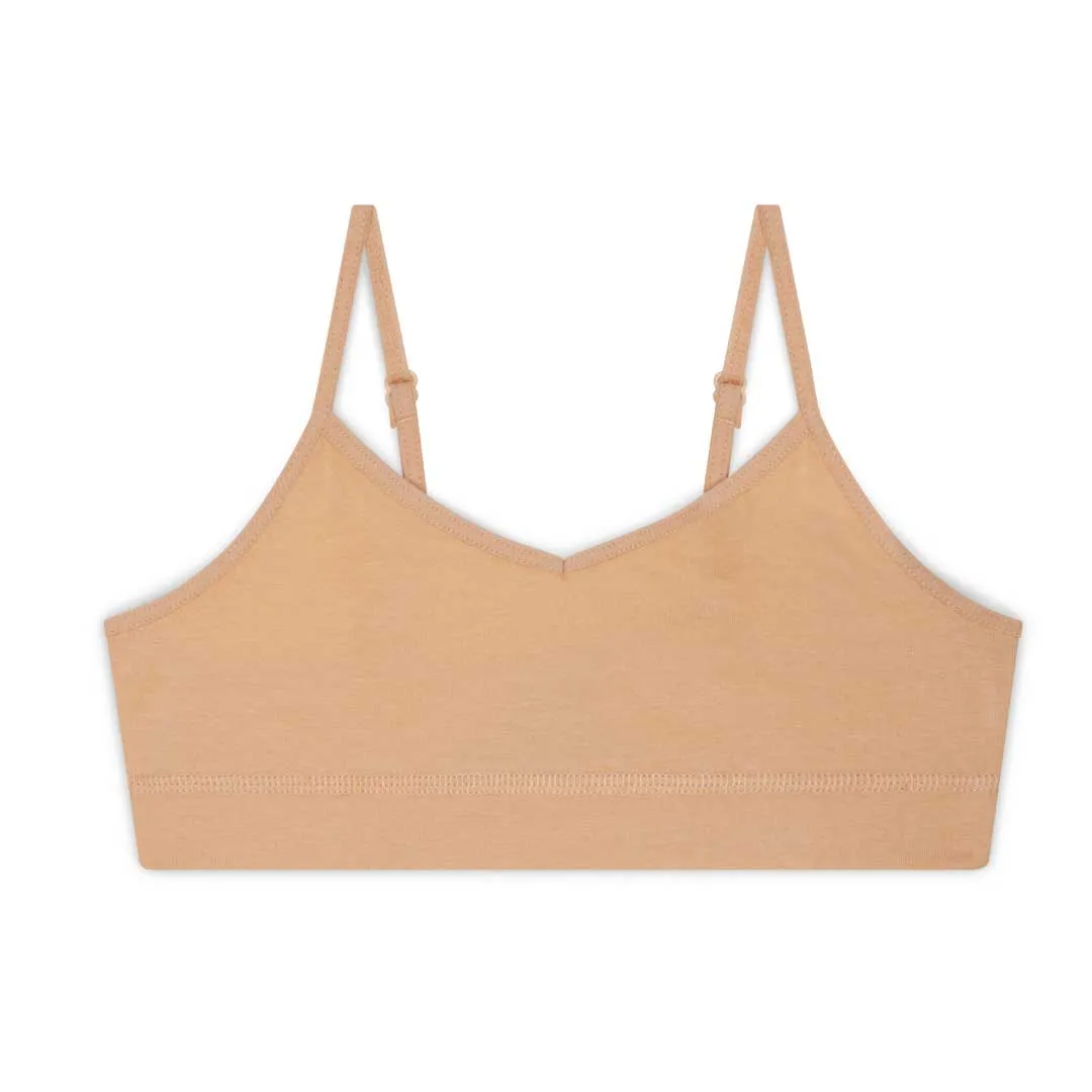 Cotton Spandex Unpadded Training Bras - 6 Pack