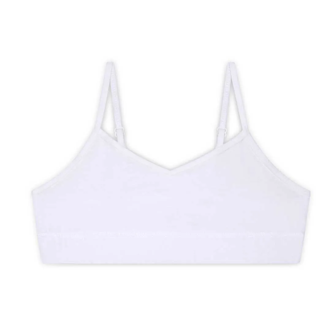 Cotton Spandex Unpadded Training Bras - 6 Pack