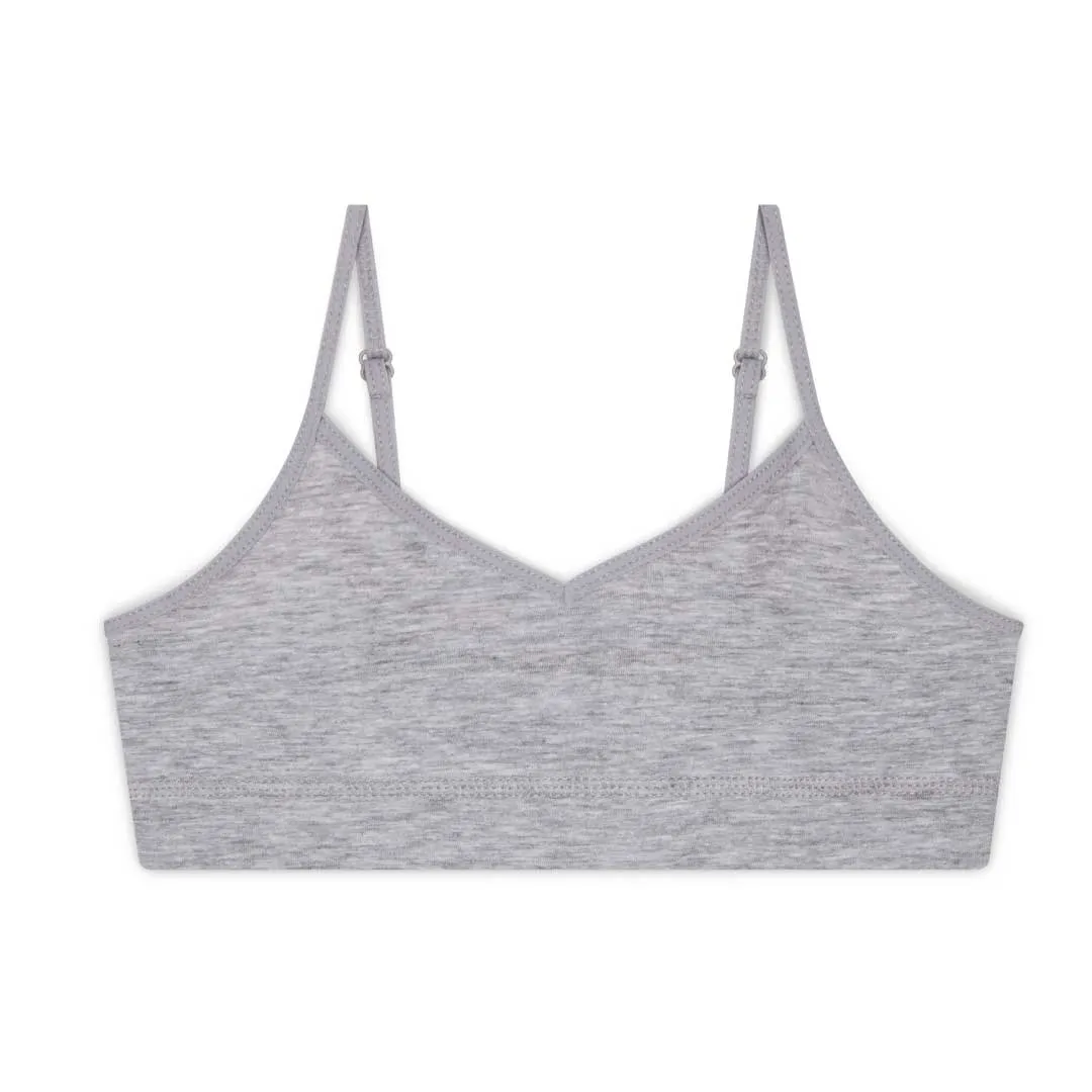 Cotton Spandex Unpadded Training Bras - 6 Pack