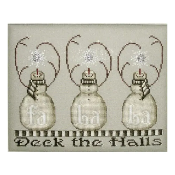Counted Cross Stitch Pattern: Hinzeit Deck the Halls