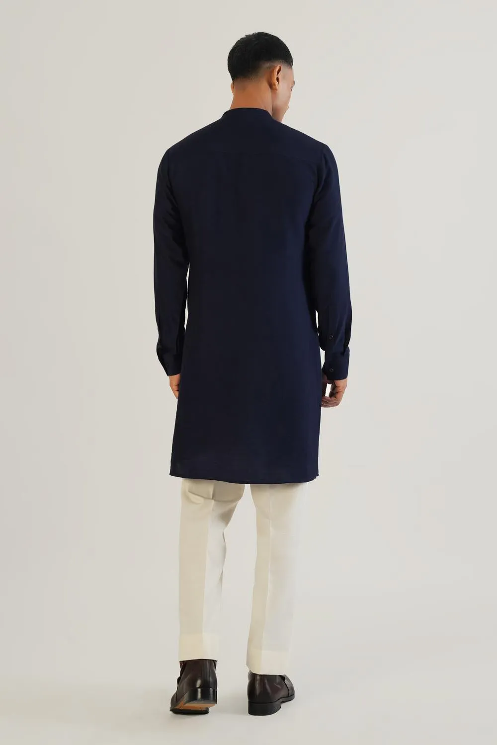 Criss Cross Front Open Sherwani