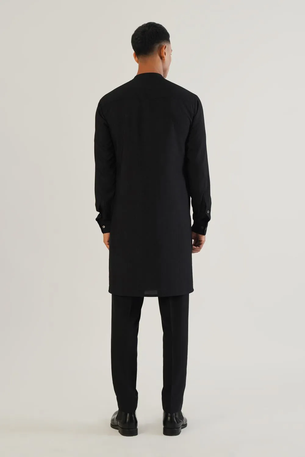 Criss Cross Front Open Sherwani