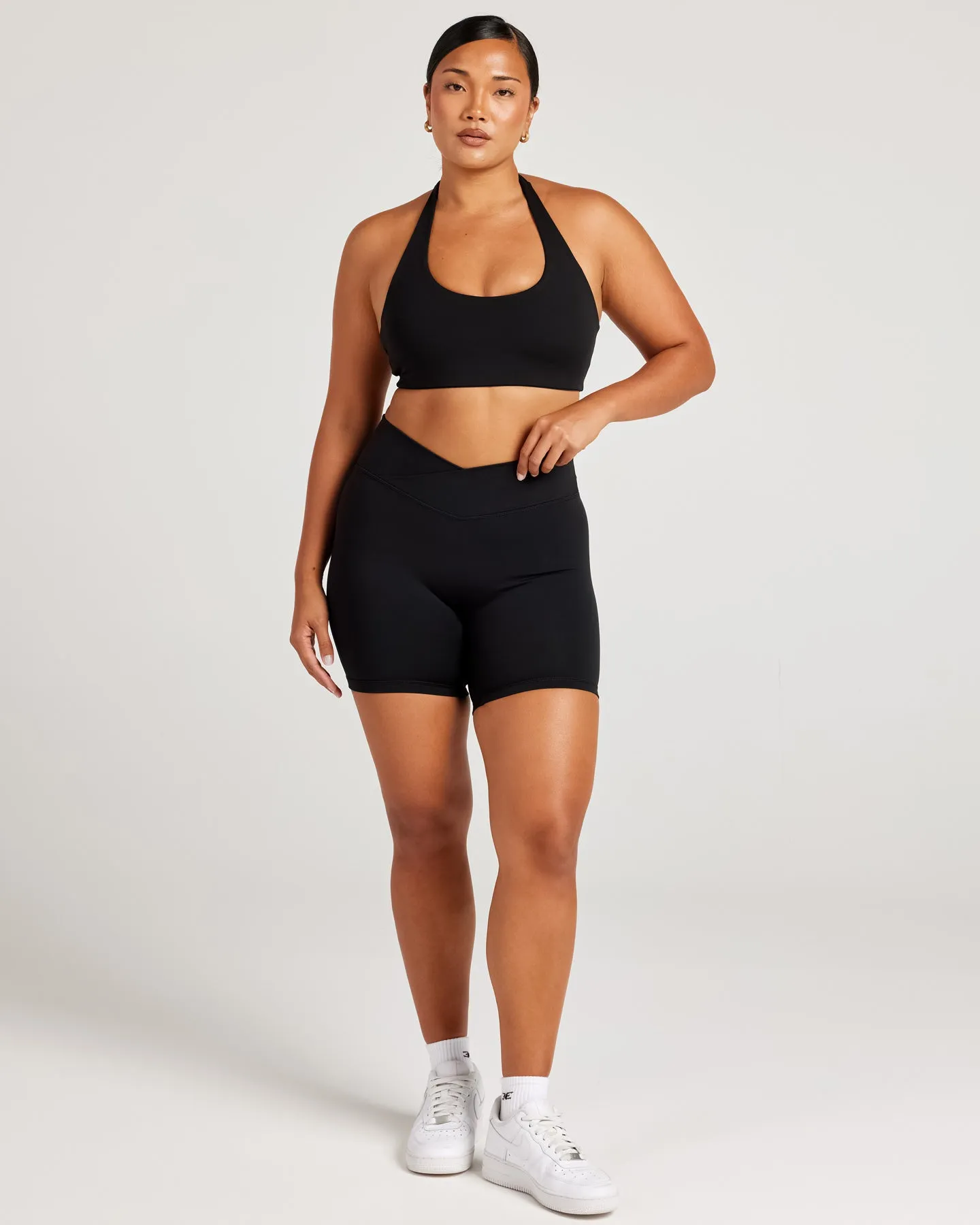 Cross Over Shorts - Black
