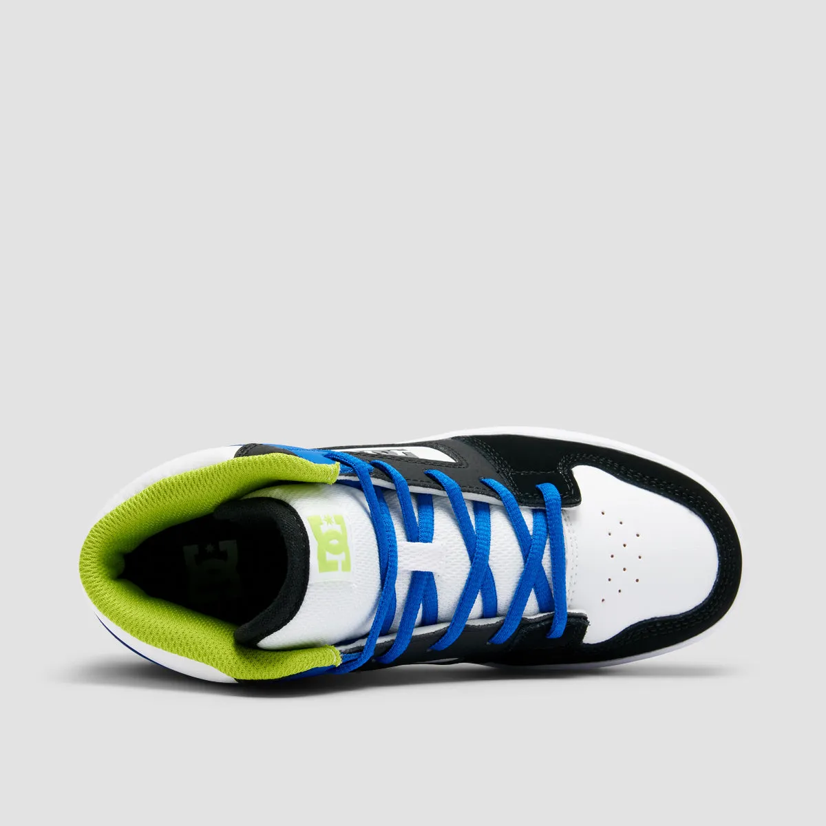 DC Manteca 4 High Top Shoes - Black/Blue/Green - Kids