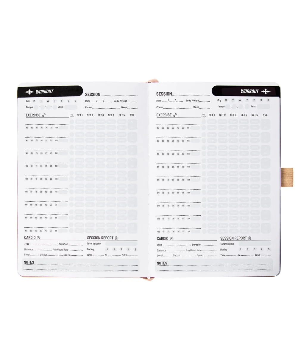 Deluxe Workout Journal - Bone