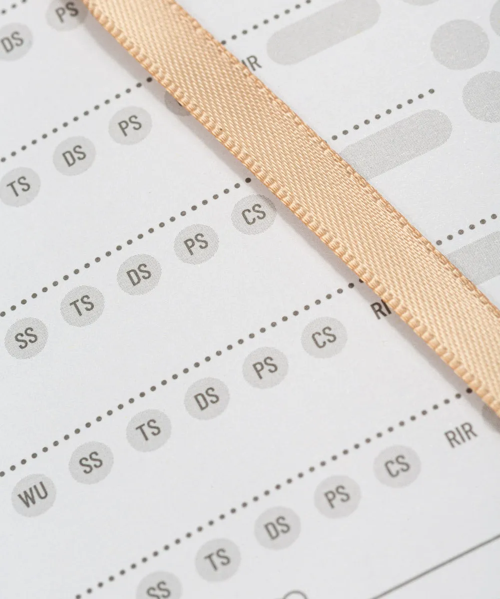 Deluxe Workout Journal - Bone