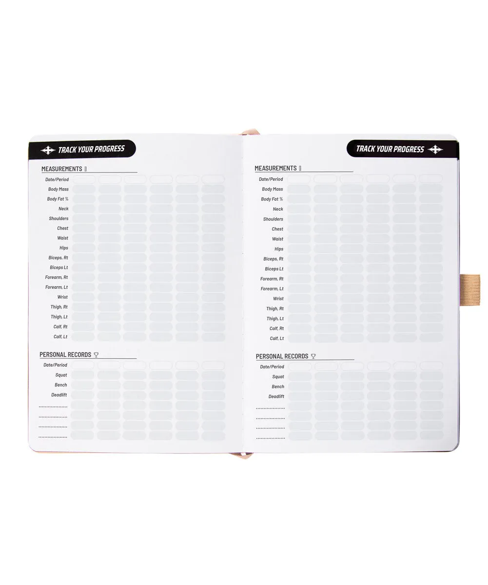 Deluxe Workout Journal - Bone