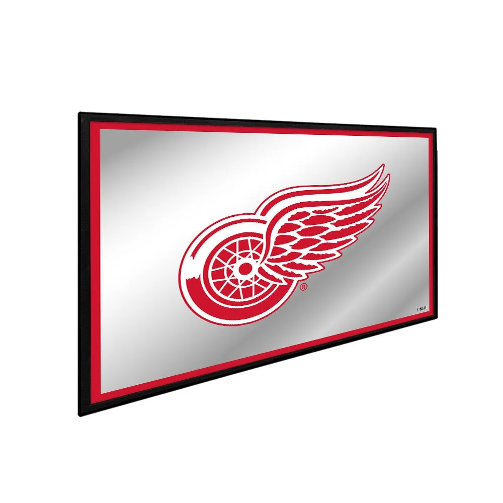 Detroit Red Wings: Framed Mirrored Wall Sign