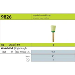 Diamond Polisher Green 9826RA 060