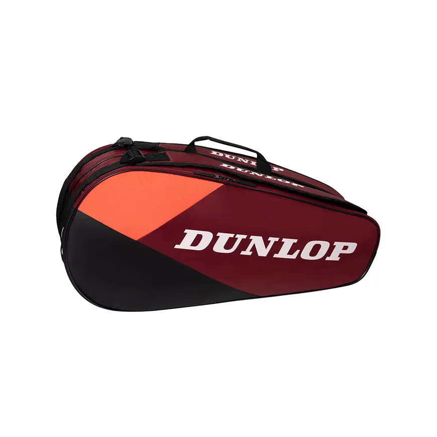 Dunlop CX Club 6 Pack Racquet Bag (Red/Black)