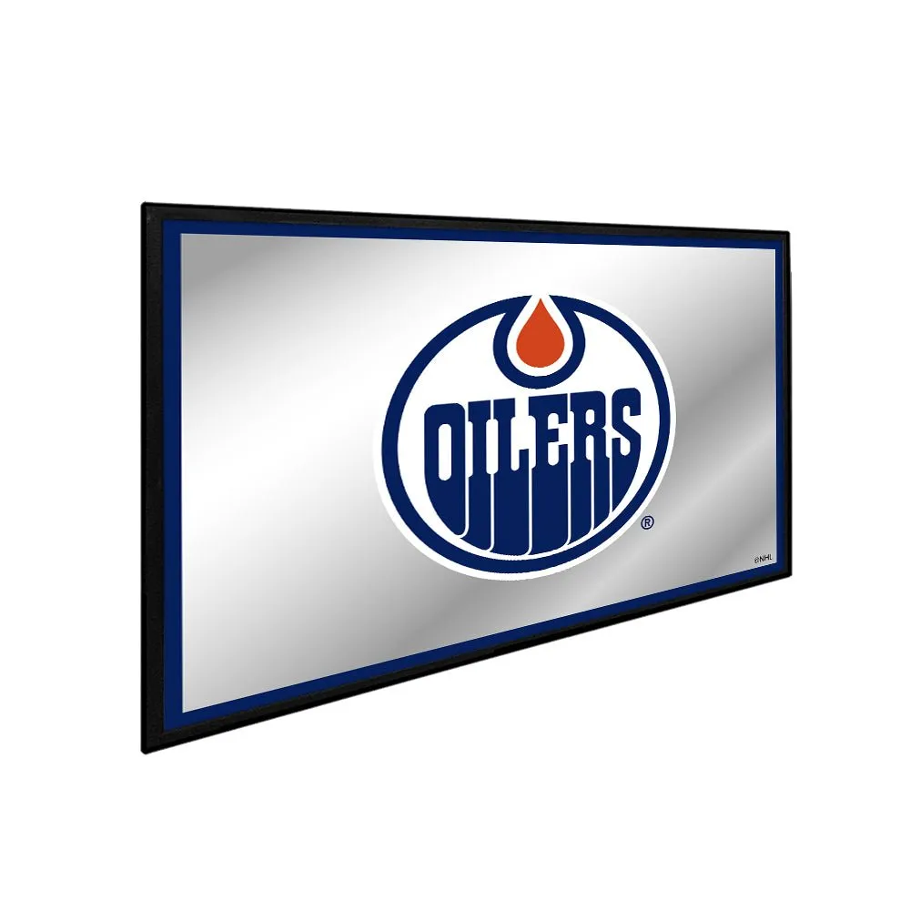 Edmonton Oilers: Framed Mirrored Wall Sign
