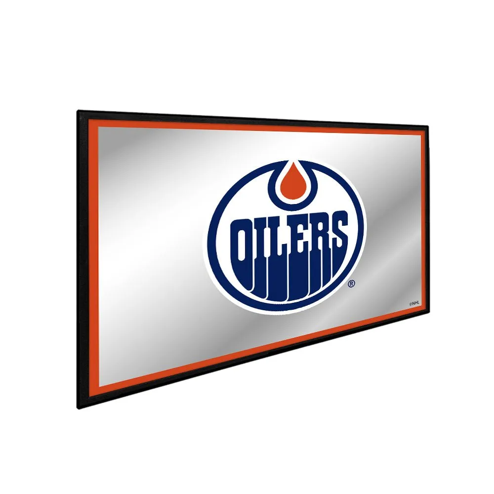 Edmonton Oilers: Framed Mirrored Wall Sign