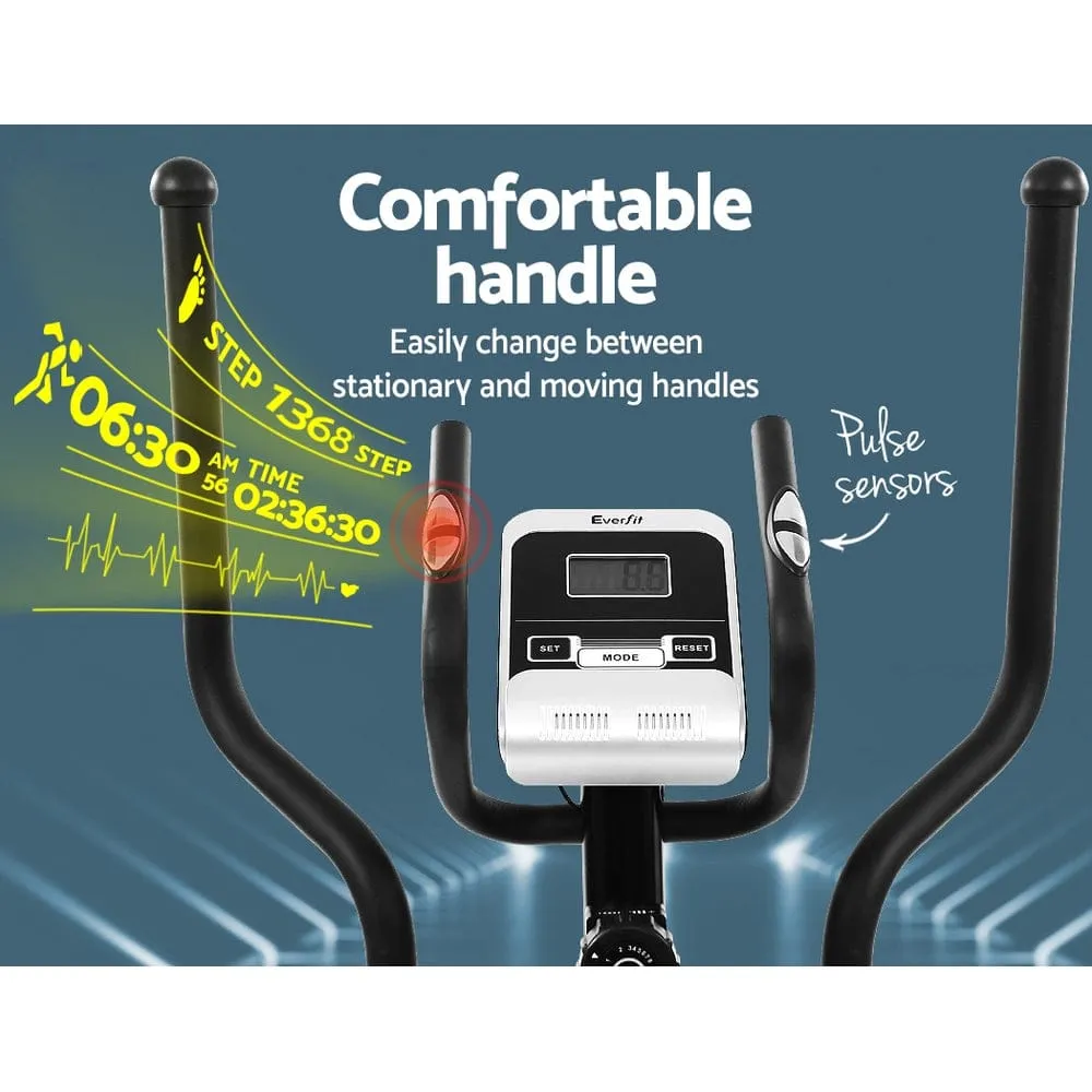 EFit Exercise Bike Elliptical Cross Trainer Home Gym Fitness Machine 100kg- ONLINE ONLY