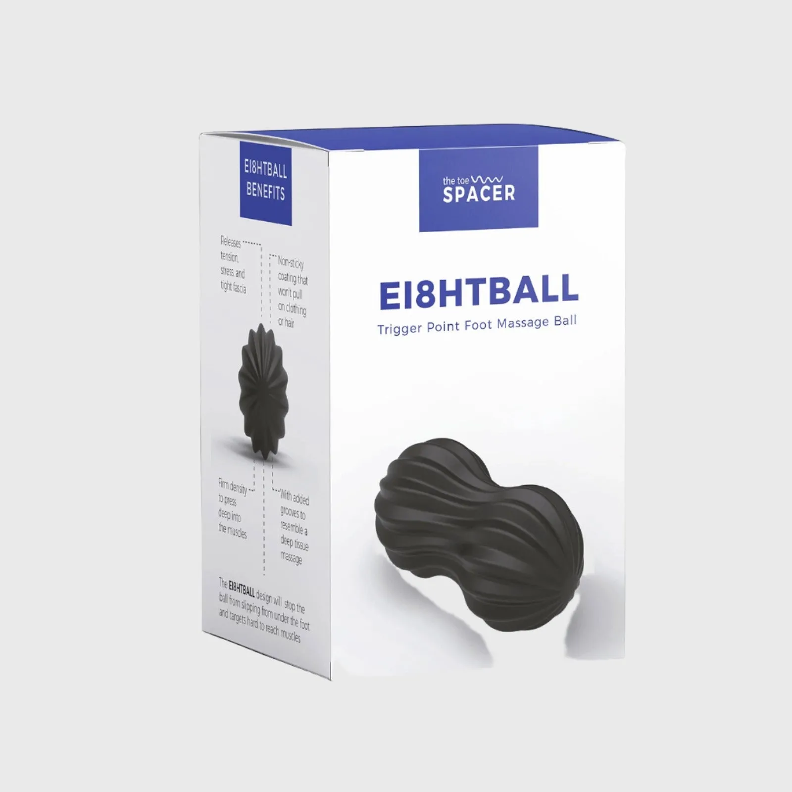 EI8HTBALL Trigger Point Massage Ball by Toe Spacer