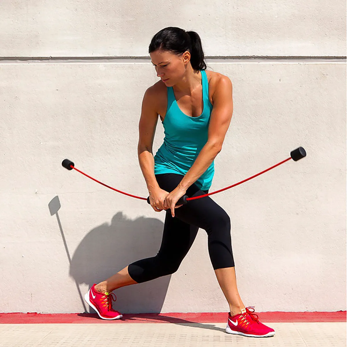 Elastic Fitness Bar for Workout