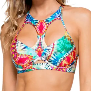 ENCANTADORA - High Neck Cut Out Underwire Top